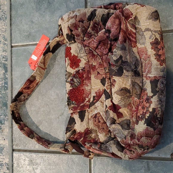 HONG SHI multi color carpet brocade purse - Picture 3 of 6